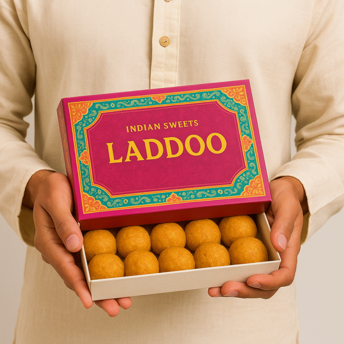 Box of Indian Sweets (Laddoo) - Image 2