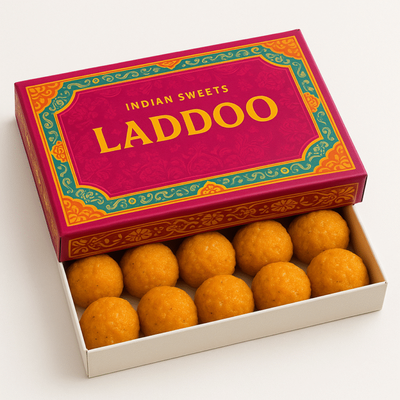 Box of Indian Sweets (Laddoo)